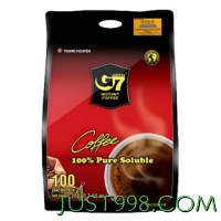 G7 COFFEE 中原咖啡 速溶黑咖啡 200g