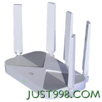 PLUS会员：ZTE 中兴 AX3000 巡天版 双频3000M 家用千兆Mesh无线路由器 Wi-Fi 6 单个装 白色