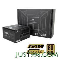 Thermalright 利民 额定1200W TR-TG1200 ATX3.0电源 金牌 PCIE5.0