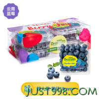怡颗莓 Driscoll's云南蓝莓Jumbo超大果18mm+ 4盒礼盒装 125g/盒