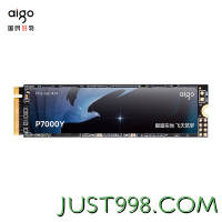 PLUS会员：aigo 爱国者 P7000Y NVMe M.2 固态硬盘 1TB（PCle 4.0）