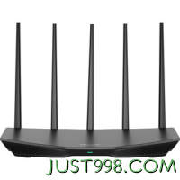 TP-LINK 普联 BE3600 7DR3630 双频3600M 家用千兆Mesh无线路由器 Wi-Fi 7 黑色