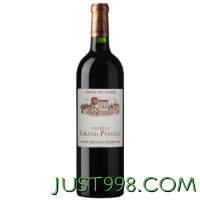 低于国际均价：Château Grand-Pontet 朗博酒庄 正牌  干红葡萄酒 2009年 750ml 单瓶装