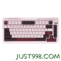 KZZI 珂芝 K75 Lite 三模无线键盘 82键  彩虹轴 RGB