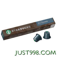 88VIP：STARBUCKS 星巴克 咖啡 Nespresso Original系统 意式浓缩咖啡胶囊10颗