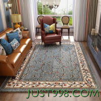 GENTLEMAN DOG 绅士狗 欧美式高密地毯1.6*2.3米 蓝绿色重约15斤