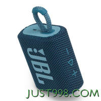 JBL 杰宝 GO3 2.0声道 便携式蓝牙音箱 蓝色