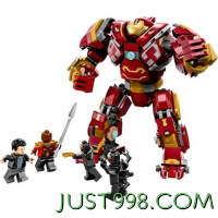 LEGO 乐高 积木拼装超级英雄76247 反浩克装甲大战瓦坎达儿童玩具生日礼物