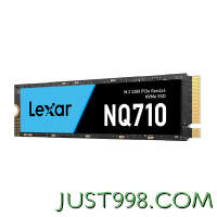 百亿补贴：Lexar 雷克沙 NQ710 NVMe M.2 固态硬盘 2TB（PCI-E4.0）