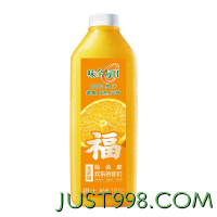WEICHUAN 味全 每日C橙汁 1600ml 100%果汁 冷藏果蔬汁饮料下单4件