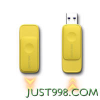 HIKVISION 海康威视 星云R32 USB3.1 U盘 黄色 64GB USB-A