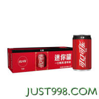 Coca-Cola 可口可乐 零度 无糖碳酸饮料 200ml*12罐