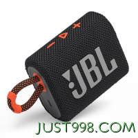 PLUS会员：JBL 杰宝 GO3 2.0声道 便携式蓝牙音箱