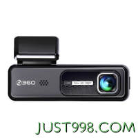 360 K380 行车记录仪 单镜头 无卡 黑色