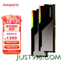 Asgard 阿斯加特 32GB套装 DDR5 6800 台式机内存条 博拉琪 镜面RGB灯条
