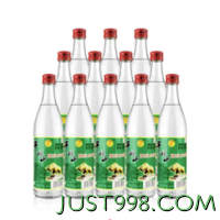 88VIP：Niulanshan 牛栏山 二锅头42度白牛二陈酿白瓶500mlx12瓶整箱装浓香风格口粮酒 1件装