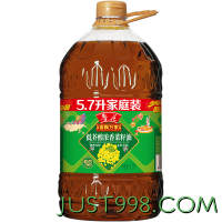 luhua 鲁花 香飘万家低芥酸浓香菜籽油5.7L