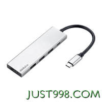 ThinkPad 思考本 联想 Type-C扩展坞 USB3.0分线器 HDMI转接头 USB-C转换器 笔记本拓展坞 PD快充 金属材质 LC05