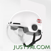 LUYUAN 绿源 S90头盔 双层+PC短镜 3C新国标