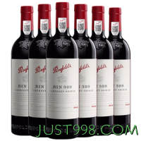 Penfolds 奔富 BIN389 750ml*6支赤霞珠设拉子干红葡萄酒  澳洲原瓶进口