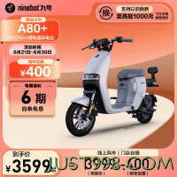 Ninebot 九号 电动A80+智能电动自行车新国标