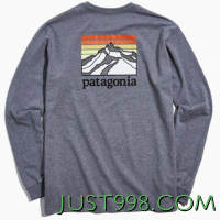 Patagonia 巴塔哥尼亚 男士圆领长袖T恤