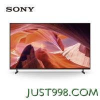SONY 索尼 KD-75X80L 75英寸 高色域智能电视 专业画质芯片 杜比视界 广色域4K HDR 液晶全面屏