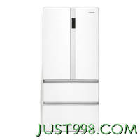 家装季、以旧换新：Casarte 卡萨帝 纯白系列 BCD-550WGCFDM4WKU1 风冷多门冰箱 550升 光年白