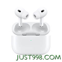 京东百亿补贴、PLUS会员：Apple 苹果 AirPods Pro 2 入耳式降噪蓝牙耳机