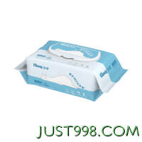 Kleenex 舒洁 湿厕纸羊驼80抽*10包 (800片)清洁湿纸巾（赠舒洁牛乳系列乳霜纸6层7抽*3包）