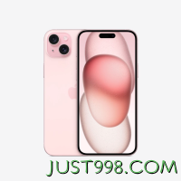 PLUS会员：Apple 苹果 iPhone 15 Plus 5G手机 256GB 粉色