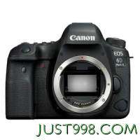 百亿补贴：Canon 佳能 EOS 6D Mark II 6D2 全画幅单反相机+64G 内存卡套装