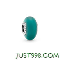 PANDORA 潘多拉 哑光绿色穆拉诺玻璃串饰 799555C00