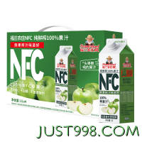 福兰农庄 100%NFC果汁屋顶装 苹果汁