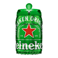 Heineken 喜力 啤酒 国产铁金刚 桶装啤酒 全麦酿造 原麦汁浓度≥11.4°P 5L 1桶