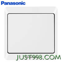 Panasonic 松下 开关插座 空白面板86型 雅悦白色WMWA6891-N