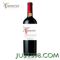 MONTES 蒙特斯 智利原瓶进口 红天使珍藏 梅洛 14.5度干红葡萄酒 750ml 单瓶