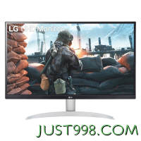 LG 乐金 27UP600-W 27英寸 IPS FreeSync 显示器（3840×2160