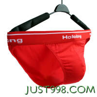 Holelong 活力龙 HCS016003 大码运动三角内裤 3条套装
