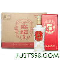 88VIP：剑南春 陈坛特曲52度500ml*6瓶整箱装浓香型白酒