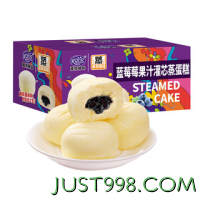 Kong WENG 港荣 蓝莓果汁灌芯蒸蛋糕 480g