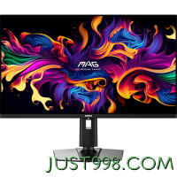 MSI 微星 MAG 321UPX 31.5英寸 OLED 显示器（3840×2160、240Hz、HDR400）