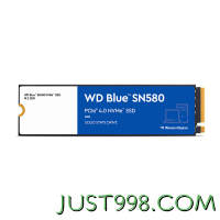 Western Digital 西部数据 蓝盘系列 SN580 NVMe M.2 固态硬盘