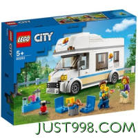 LEGO 乐高 City城市系列 60283 假日野营房车