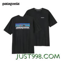 Patagonia 巴塔哥尼亚 经典混纺短袖T恤 P-6 Logo 38504