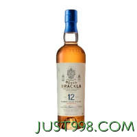 cdf会员购：ROYAL BRACKLA 皇家布莱克拉 12年单一麦芽苏格兰威士忌 46%vol 1000ml