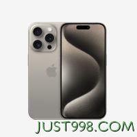 Apple 苹果 iPhone 15 Pro 5G手机 512GB 原色钛金属