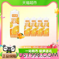 88VIP：佳果源 100%橙 混合果汁1L*4瓶