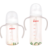 88VIP：Pigeon 贝亲 婴儿PPSU自然离乳重力球吸管把手奶瓶 240/330ml 6-12月+