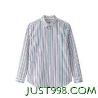Purcotton 全棉时代 男士彩色条纹衬衫